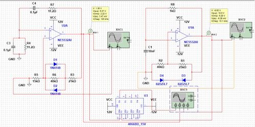 實驗四 信號發(fā)生電路設計與集成電路實現