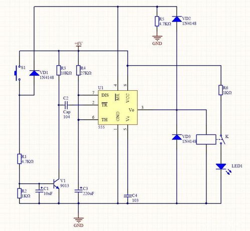 基于555定時器芯片的電路設計與軟件開發