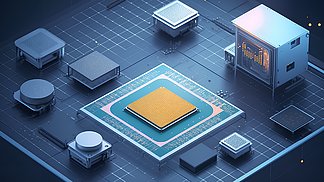 匠心筑芯 半導體芯片生產制造工廠的插畫與設計美學